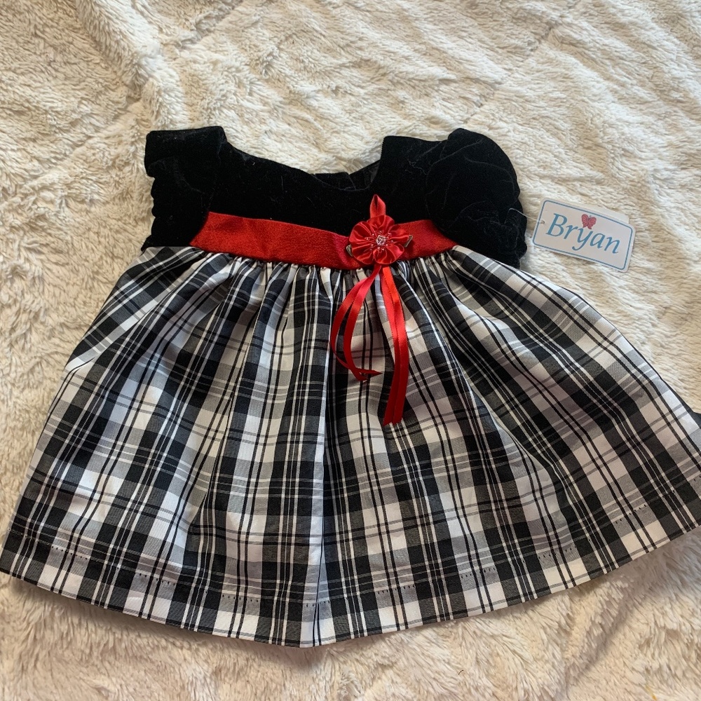 New baby dress holiday/Christmas 3-6 months